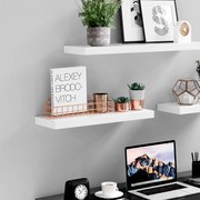 Ράφι Τοίχου (40x20x3.8) Vasagle LWS24WT