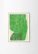 Πόστερ Green Ocean Rebecca Hein (40x50) cm Πράσινο/Μπεζ Sustainable Paper THE POSTER CLUB