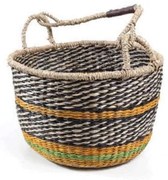 Καλάθι Διακοσμητικό Brandy L 0680057 35x35x20cm Multi Soulworks Seagrass