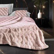 Γούνινο Κουβερτοπάπλωμα Υπέρδιπλο (220x240) Makis Tselios Prada Light Pink