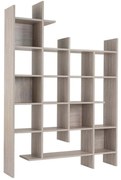 Βιβλιοθήκη Manco 855DTE3788 122x25,5x188cm Travertine Beige