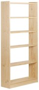 Βιβλιοπωλείο Astigarraga Gala Φυσικό Τζίντζερ 184 x 80 x 25 cm 6 Ράφια