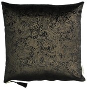 Μαξιλάρι Paisley Μαύρο Βελούδο 45x45cm - 05152294 - 05152294