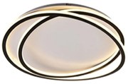 Φωτιστικό Οροφής - Πλαφονιέρα 42037 Led Φ50x12cm 8369Lm 76W 3CCT Black Inlight