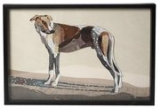 Κάδρο Σκύλος NIP109 Πολύχρωμος 50,8x71,1x3,5cm Espiel Οριζόντιοι Wood