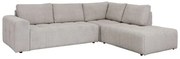 Γωνιακός Καναπές Carmen Fylliana Δεξιά Γωνία Silver 304x242x89 εκ. 304x242x89 εκ.