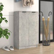vidaXL Παπουτσοθήκη Γκρι Σκυροδέματος 59x35x100 εκ. Επεξεργασμένο Ξύλο