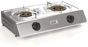 Thermogatz KS 2S Επιτραπέζια Εστία Υγραερίου Διπλή Inox
