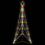vidaXL Χριστουγεννιάτικο δέντρο LED 363 LED πολύχρωμα 182 εκ.