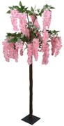 Τεχνητό Δέντρο Γλυσίνια 7380-6 160cm Pink Supergreens Υαλοβάμβακας