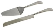 CURVE SET ΣΕΡΒΙΡΙΣΜΑΤΟΣ 2ΤΜΧ ΓΛΥΚΟΥ ΑΤΣΑΛΙ ΑΣΗΜΙ 30x6xH2cm - 018954 - 018954