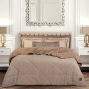 Κουβερτοπάπλωμα Κοτλέ-Sherpa King 240x250εκ. Essential 4437 Taupe Greenwich Polo Club