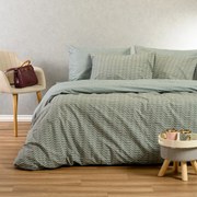 Σετ Σεντόνια Βαμβακερά Υπέρδιπλα Με Λάστιχο 160x200+32εκ. Paris Aqua Ultra Line Melinen 20005485