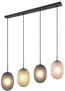 Φωτιστικό Κρεμαστό Trio Lighting FACETTE 364200417 Μαύρο Ματ (Black Mat)