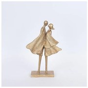 Διακοσμητικό Γλυπτό ζευγάρι Χρυσό 21.5x9x34cm 752-27083 Estheti 752-27083 Χρυσό