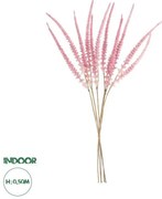 Artificial Garden PALE PINK SAGE BOUQUET 21090 Τεχνητό Διακοσμητικό Μπουκέτο Στάχι Απαλό Ροζ Y50cm Globostar 21090 Ροζ