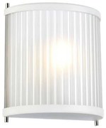 Απλίκα Φωτιστικό Τοίχου 1xE27 Corona Elstead Lighting-DL-CORONA1-WPN-Λευκό DL-CORONA1-WPN