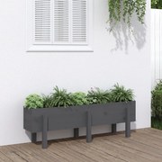 vidaXL Ζαρντινιέρα Υπερυψωμένη 121 x 30 x 38 εκ. από Μασίφ Ξύλο Πεύκου