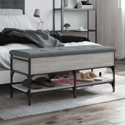 Παπουτσοθήκη Γκρι Sonoma 102x42x45 εκ. από Επεξεργασμένο Ξύλο 835200