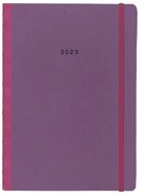 Next ημερολόγιο 2025 Natural εβδομαδιαίο flexi μωβ με λάστιχο 14x21εκ. τμχ.