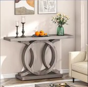 Έπιπλο Εισόσου 140x35x80cm Μοντέρνο Ξύλινο Γκρί Ανοιχτό Etoile TR-001