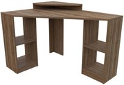 Γραφείο Γωνιακό Floating 322RTC1301 120x90x76,8cm Walnut