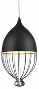 Φωτιστικό Οροφής Μονόφωτο Aca AD8042BK Black Matt