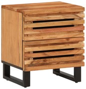 vidaXL Κομοδίνο 40 x 33 x 46 εκ. από Μασίφ Ξύλο Ακακίας