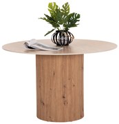 ΤΡΑΠΕΖΙ ΤΡΑΠΕZΑΡΙΑΣ TWIL HM18324 ΚΕΡΑΜΙΚΟ TOP ΟΨΗ ΤΡΑΒΕΡΤΙΝΑΣ-MDF ΒΑΣΗ Φ120x76Υεκ