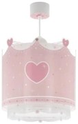 Παιδικό Κρεμαστό Φωτιστικό Οροφής Little Queen 61102 Ango Dalber-61102-Ροζ 61102