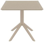 Τραπέζι Sky 80X80X74 Dove grey Dove