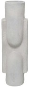 Βάζο Nathen 032516 13x10x36cm White Αλουμίνιο