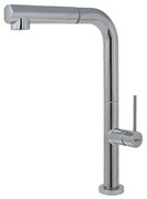 Μπαταρία Κουζίνας Flux MIKFLUCR Chrome Elleci Μέταλλο, Κεραμικό