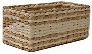 Καλάθι Rush 00.06.67451 26x13x10cm Natural-White Ψάθα