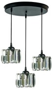 Κρεμαστό Φωτιστικό Οροφής 3xE27 IP20 2551-3/3 Arkolight-2551-3/3-Μαύρο 2551-3/3