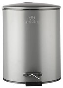 ESTIA ΧΑΡΤΟΔΟΧΕΙΟ ΜΠΑΝΙΟΥ CLASSIC SOFT CLOSE 5lt ΜΑΤ ΓΚΡΙ