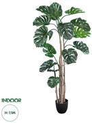 20006 GloboStar®  Artificial Garden MONSTERA PLANT 20006 - Τεχνητό Διακοσμητικό Φυτό Μονστέρα Υ150cm