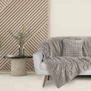 Κουβέρτα Καναπέ 1359 Fleece Grey Das Home 130X170 Πολυέστερ