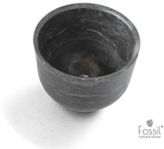 FOSSIL Bucket Marble MR42-410 Επιτραπέζιος Μαρμάρινος Νιπτήρας Grey Ø 42εκ