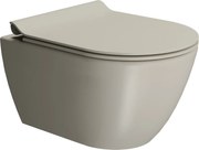 GSI Pura Swirl Creta 881600SC-520 Λεκάνη Κρεμαστή 50cm με κάλυμμα βακελίτη Slim Soft Close αποσπώμενο
