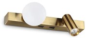 Φωτιστικό Τοίχου Ping Pong 336671 3000K 600lm 21,6x9x9,5cm Copper Ideal Lux