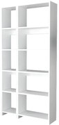 Intrahome Βιβλιοθήκη Alkathi Intrahome σε λευκή απόχρωση 77x22x160εκ | SKU: INTRAPA-208111393