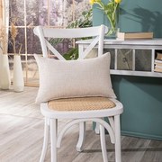 Μαξιλάρι Διακοσμητικό (Με Γέμιση) Milazzo 01 Ecru Teoran 30X50 Cotton-Polyester