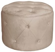 Σκαμπό TRAVIS Ύφασμα Μπεζ-Tortora-Sand-Cappuccino Φ60cm H.45cm