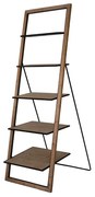 Artekko Shelf Βιβλιοθήκη Ραφιέρα Ξύλο Ελάτης Μέταλλο (63x67x184)cm