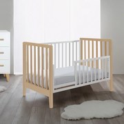 Βρεφικό Σετ PALI Win Bianco-Naturale με λίκνο(90χ73cm), κρεβάτι(133x73cm), στρώματα και προστατευτικό κάγκελο ή προίκα
