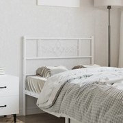 vidaXL Κεφαλάρι Λευκό 100 εκ. Μεταλλικό