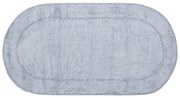 Πατάκι Μπάνιου Οβάλ (65x130) Silk Fashion Rococo Sky Blue