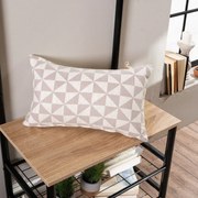 Μαξιλάρι Διακοσμητικό (Με Γέμιση) Columbia 01 Ecru Teoran 30X50 Acrylic,Cotton,Polyester