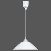 Φωτιστικό Οροφής Diego 301400101 Ø30x125cm White Trio Lighting Μέταλλο,Γυαλί